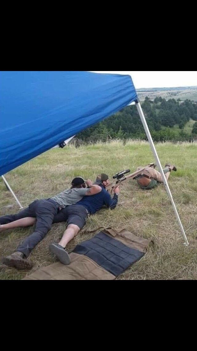 Shooting range - Friends, Men, Help, Shooting, The photo