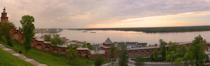 Evening Lower - My, Nizhny Novgorod, Kremlin, Landscape, Sunset