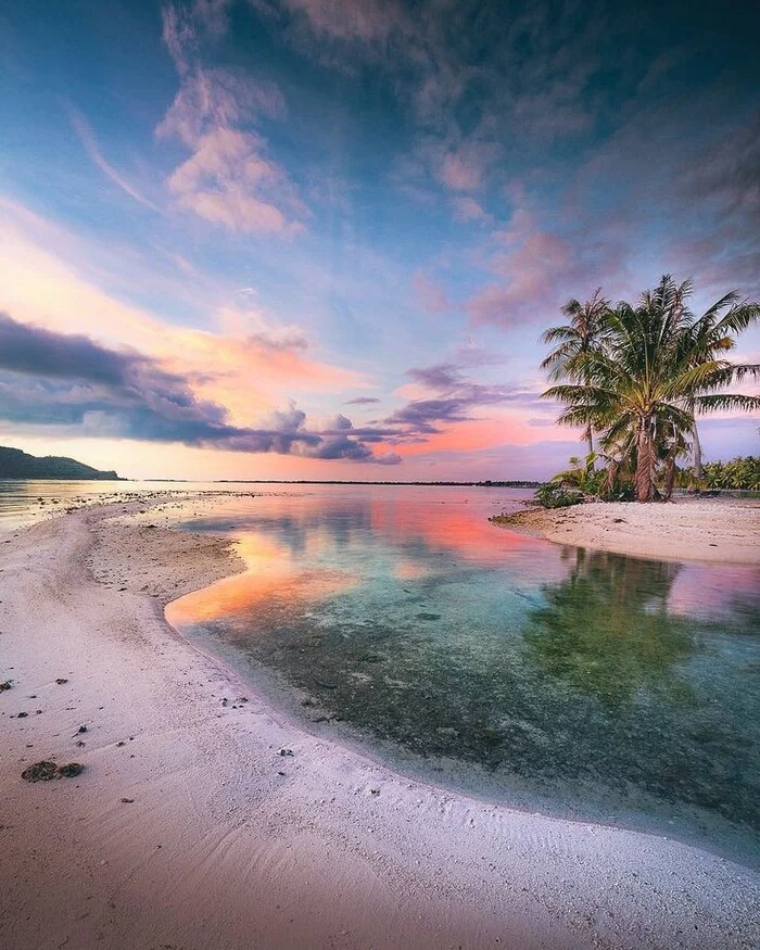 Bora Bora, French Polynesia - The photo, beauty, Sunset, Island, Bora Bora