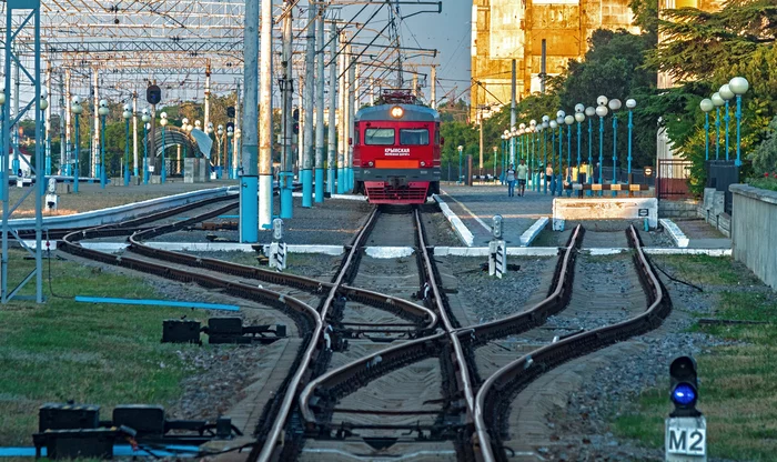 Railway station - My, The photo, Street photography, Evpatoria, Crimea, Railway station, Railway