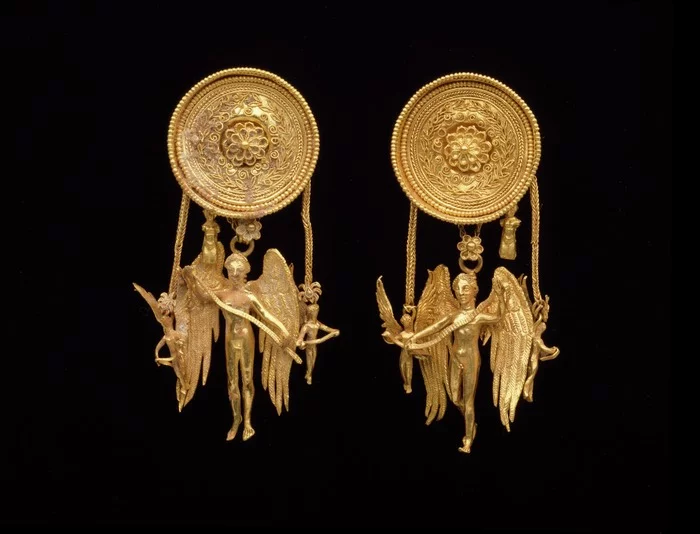 Gorgeous gold pendant earrings - Sciencepro, Nauchpop, Ancient Greece, Antiquity, Jewelry, Earrings, Archeology, Informative, Interesting, Longpost