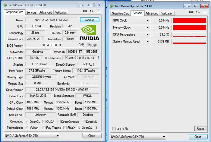 BIOS on Gigabyte GeForce GTX 760 (GV-N760OC-2GD). - My, Computer, Computer help, Windows, Nvidia, Video card, Repair of video cards, Repair of equipment, Need help with repair, Electrician, Electronics, Bios, Firmware, Breaking, Rukozhop, Laptop Repair, Longpost