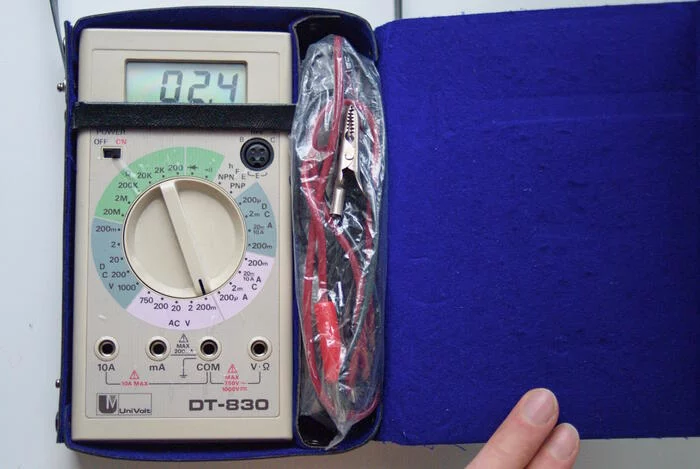 Japanese DT-830 - My, Japan, Electronics, Technics, Electrician, Electricity, Measuring instruments, Longpost, Multimeter