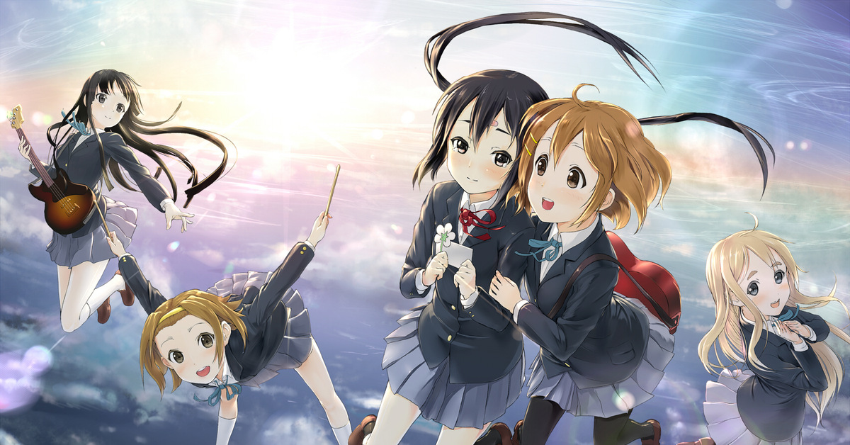 No thank you. Арты по аниме k on. Аниме девочки группа 1920х1080. Аниме небо k-on. K-on и Вильгельм.
