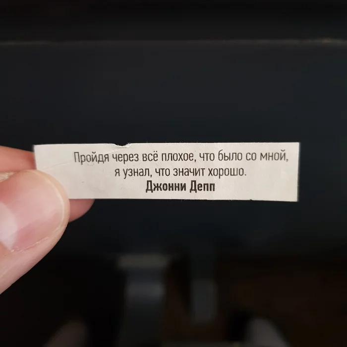 fortune cookies - Johnny Depp, Quotes, Amber Heard