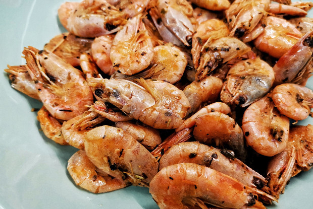 Fried prawns in a spicy marinade with Provence herbs - Video recipe, Recipe, Preparation, Dinner, Shrimps, Longpost, Food