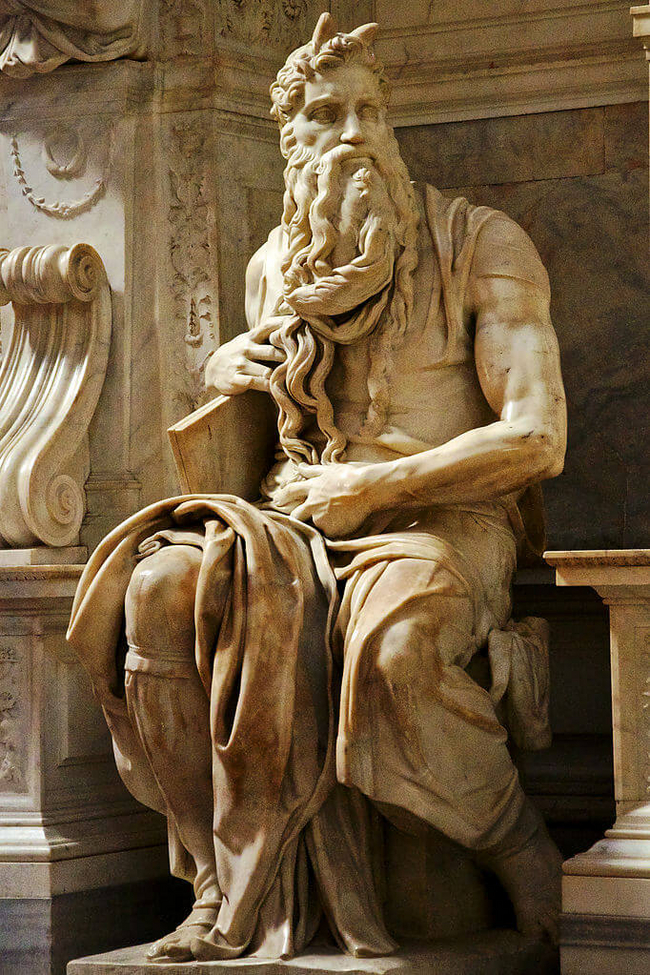 Why was Moses depicted with horns in the Middle Ages? - Suffering middle ages, Art, Middle Ages, Michelangelo Buonarroti, Moses, Bible, Old Testament, Miniature, Story, Sculpture, Video, Vertical video, Longpost, Repeat