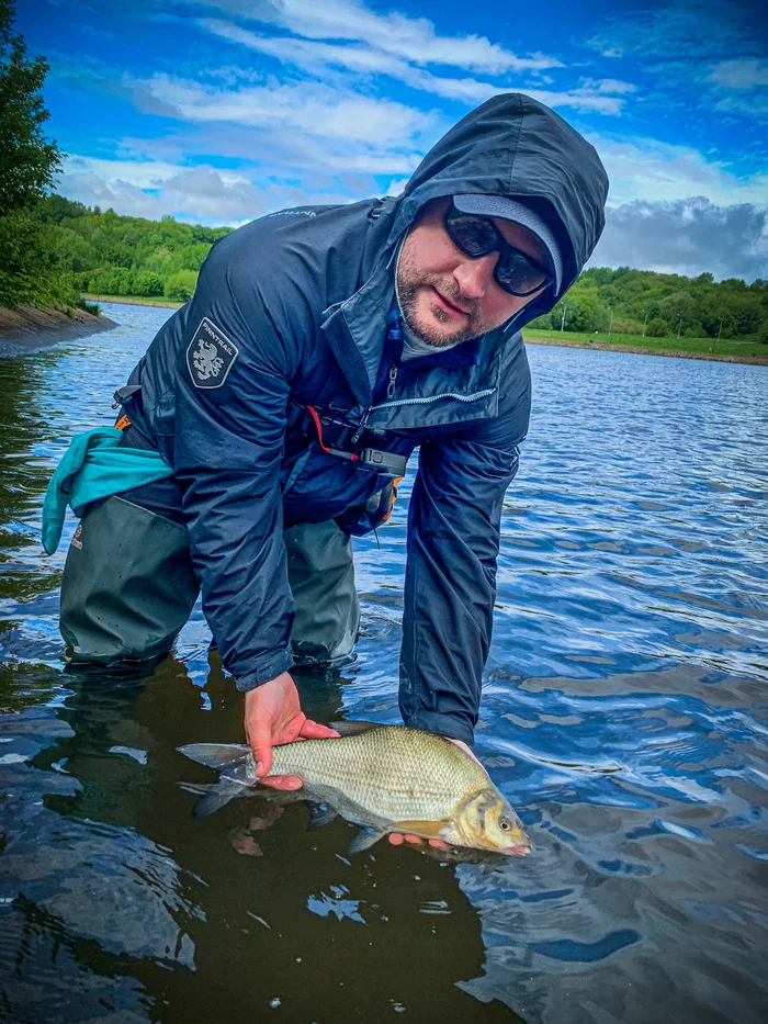 I grabbed a noble bream for spinning. - My, Fishing, Bream, Mormyshka, Spinning, River, Moscow River, Video, Youtube, Longpost