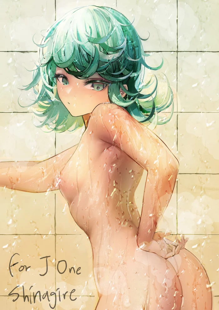 In the shower - NSFW, Tatsumaki, Onepunchman, Anime art, Anime, Art, Hand-drawn erotica, Erotic, Longpost, Boobs, Booty