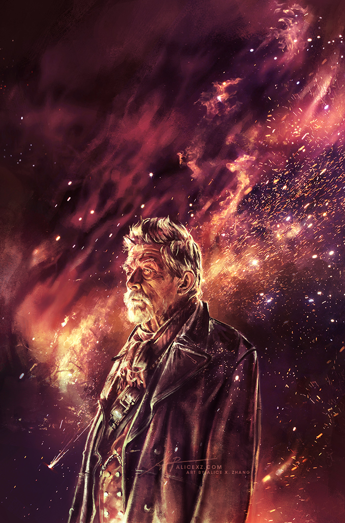 Doctor Who fan art - Doctor Who, Twelfth Doctor, Amy Pond, Rose Tyler, Rory Williams, Eleventh Doctor, River Song, TARDIS, Ninth Doctor, League of TARDIS, Longpost, David Tennant