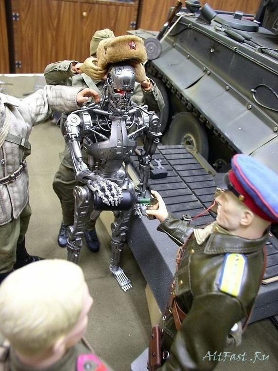 T-800 / mod.WW2 - Humor, Handmade dolls, The Second World War, Terminator, Arnold Schwarzenegger, Longpost