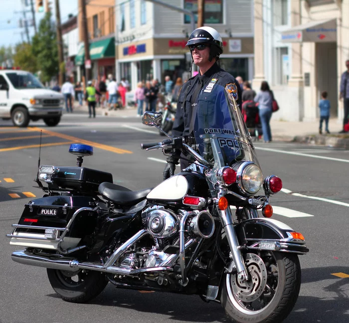 Moto Cop (New York) - My, USA, Police, US police, Moto, Harley-davidson