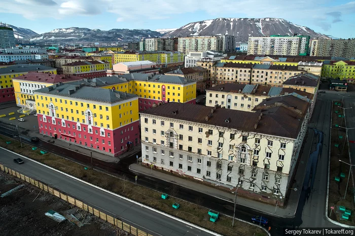 Norilsk in spring, long post with photos - My, Norilsk, North, Siberia, Arctic, Taimyr, Krasnoyarsk region, Aero, Aerial photography, Dji, Quadcopter, Longpost, The photo