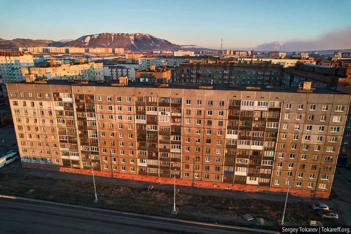 Norilsk in spring, long post with photos - My, Norilsk, North, Siberia, Arctic, Taimyr, Krasnoyarsk region, Aero, Aerial photography, Dji, Quadcopter, Longpost, The photo