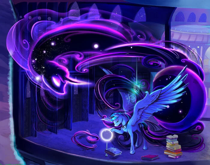 Принцесса Луна - My Little Pony, PonyArt, Princess Luna, Tantabus, Viwrastupr