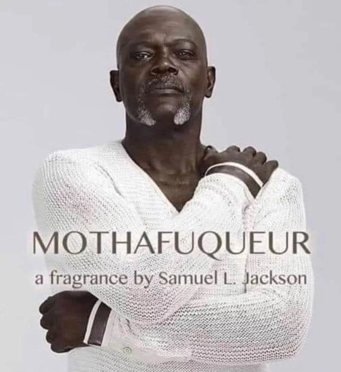 With hints of shit? - Cologne, Samuel L Jackson, Motherfucker, Advertising