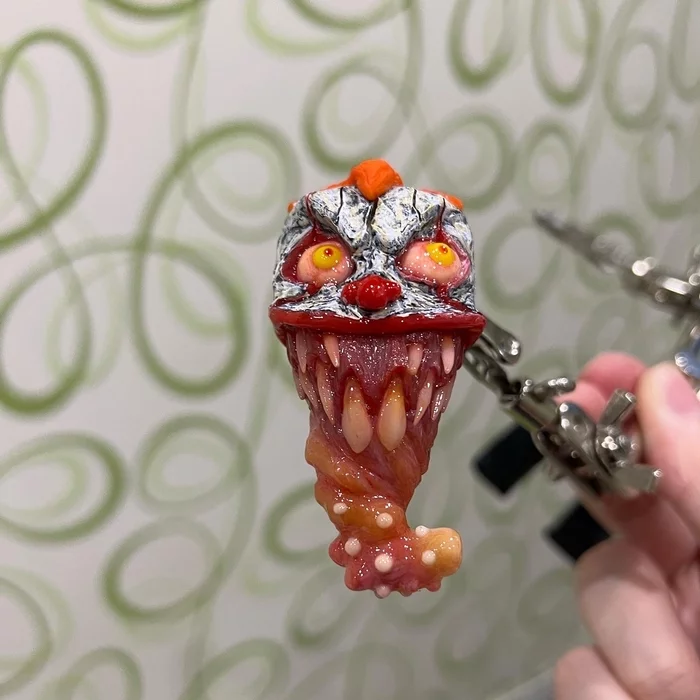 Pendant pendant #sanigy - My, Pendant, Polymer clay, Longpost
