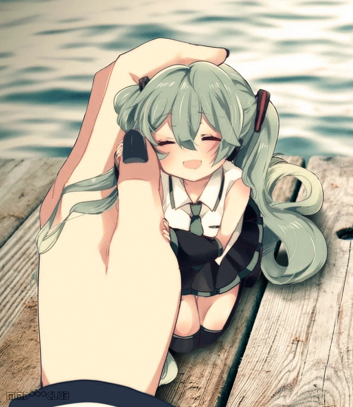 -)) , Anime Art, Hatsune Miku, Vocaloid, 