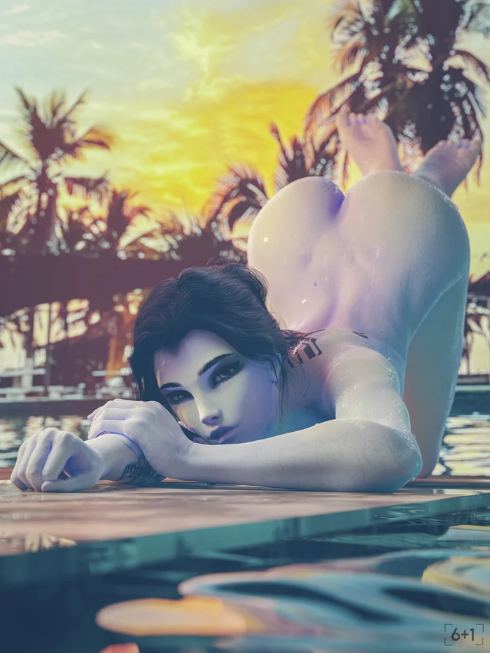 Widowmaker - NSFW, Widowmaker, Overwatch, 3D