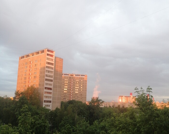 Рассвет на юге Москвы