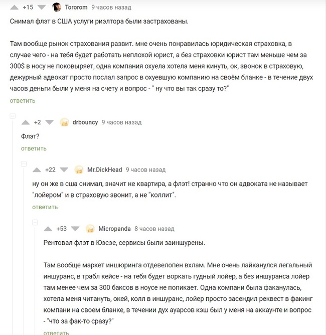 Flat - Screenshot, Comments on Peekaboo, Mat, Russian language