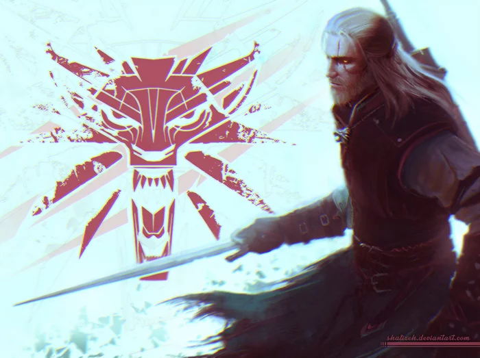 The Witcher, the Enchantress, the Child of the Elder Blood, and the Vampires - , Art, Witcher, Geralt of Rivia, Ciri, Yennefer, Regis, Detlaff, The Witcher 3: Wild Hunt, Longpost
