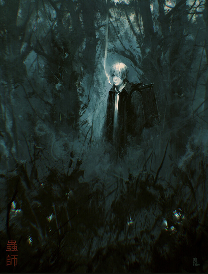 Mushishi , Anime Art, Mushishi, Ginko, Reza Afshar, , ArtStation