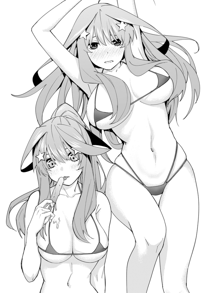  , , Anime Art, , , Gotoubun No Hanayome, Nakano Itsuki, Nakano Yotsuba, Nakano Miku, Nino Nakano, Ichika Nakano