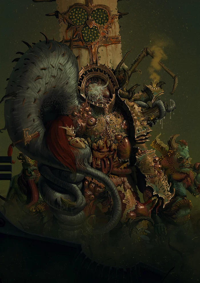 Вархаммер40к для чайников. Примархи: Мортарион - Моё, Warhammer 40k, Mortarion, Adeptus Astartes, Chaos Space marines, Warhammer 30k, Death Guard, Мат, Длиннопост
