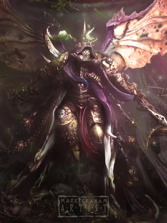 Вархаммер40к для чайников. Примархи: Мортарион - Моё, Warhammer 40k, Mortarion, Adeptus Astartes, Chaos Space marines, Warhammer 30k, Death Guard, Мат, Длиннопост