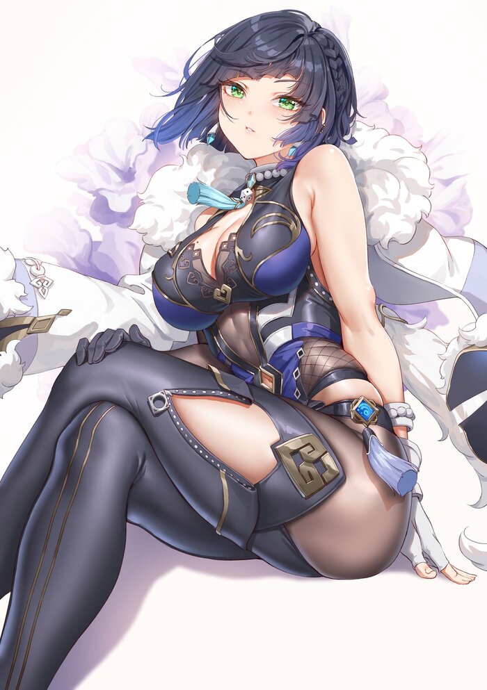    , Genshin Impact, Yelan (Genshin Impact), , , Fangxiang cuoluan, Anime Art, 