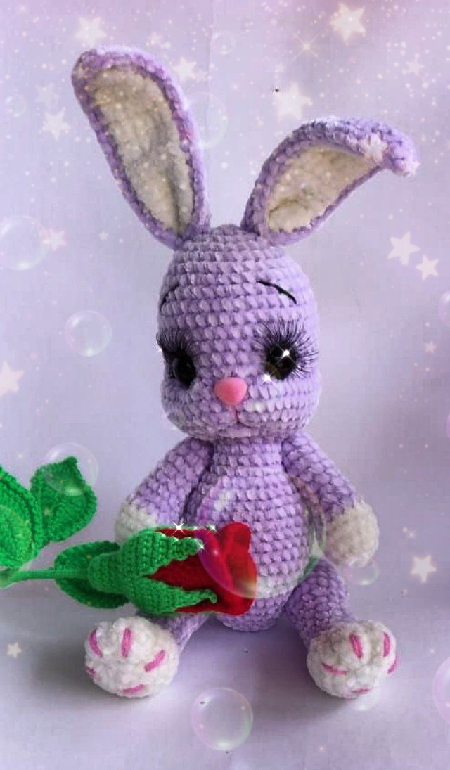 Bunnies - My, Knitting, Amigurumi, Soft toy, Knitted toys, Crochet, Hare, Longpost