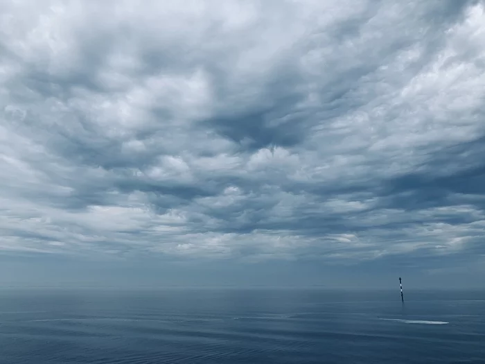 Северное море - Моё, Северное море, Пейзаж, Небо, Облака, Фотография