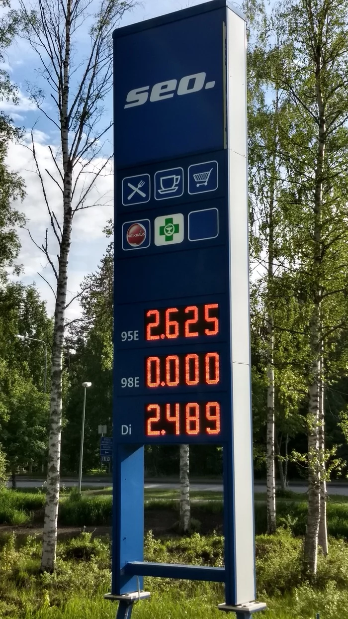 The price of gasoline in Finland rose to new highs - news, Finland, Oil, Gasoline price, Petrol, West, European Union, Longpost