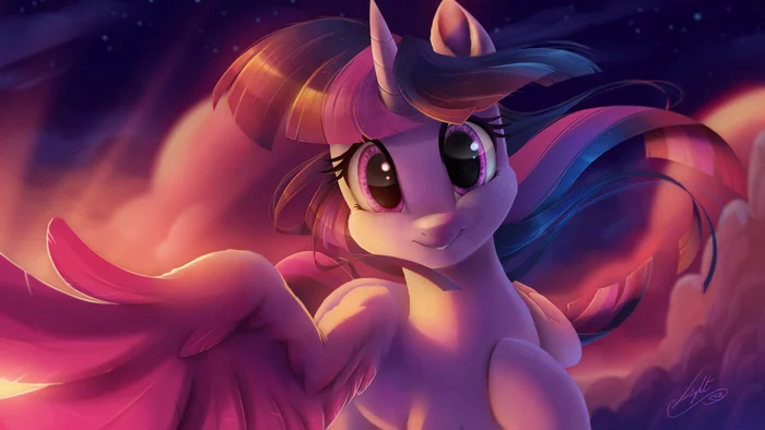 Horse - My little pony, PonyArt, Twilight sparkle, Light262