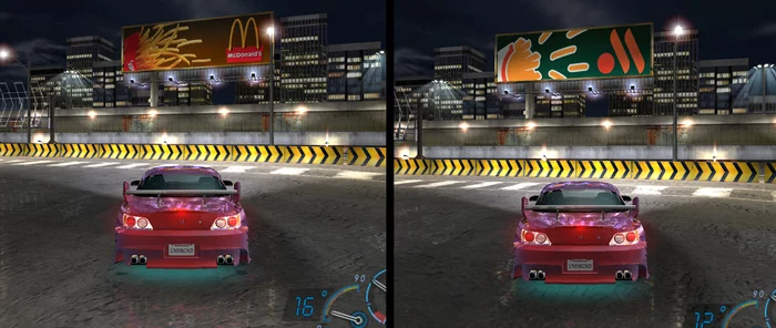 Tasty and Tochka 2003 - My, Photoshop, McDonald's, Advertising, Need for Speed: Underground, Video