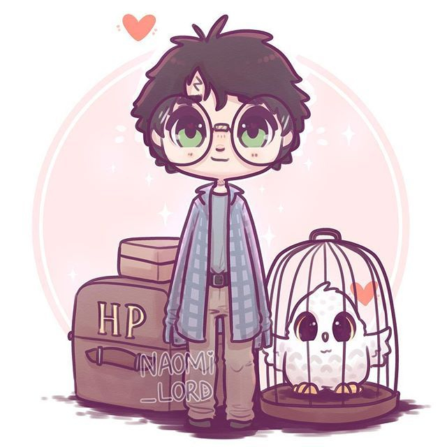 Harry Potter from the Philosopher's Stone to the Deathly Hallows - Art, Milota, Chibi, Harry Potter, Harry Potter and the Deathly Hallows, Harry Potter and the prisoner of Azkaban, Harry Potter and the Goblet of Fire, Harry Potter and the Philosopher's Stone, Harry Potter And The Chamber of secrets, Harry Potter and the Order of the Phoenix, Harry Potter and the Half-Blood Prince, Longpost