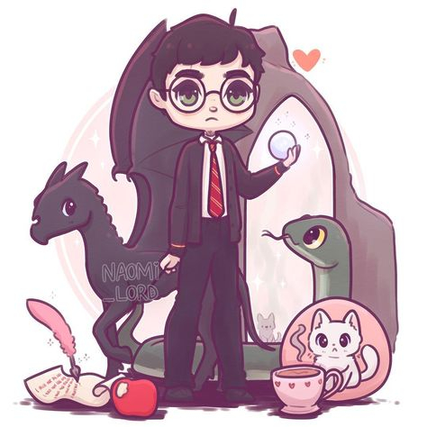 Harry Potter from the Philosopher's Stone to the Deathly Hallows - Art, Milota, Chibi, Harry Potter, Harry Potter and the Deathly Hallows, Harry Potter and the prisoner of Azkaban, Harry Potter and the Goblet of Fire, Harry Potter and the Philosopher's Stone, Harry Potter And The Chamber of secrets, Harry Potter and the Order of the Phoenix, Harry Potter and the Half-Blood Prince, Longpost