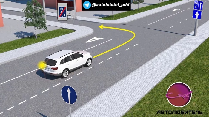 Is the driver allowed to turn left into the yard? - My, Traffic rules, Driver, Traffic police, Motorists, Auto, Violation of traffic rules, Longpost