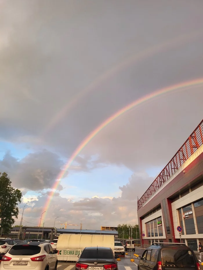 Rainbow - My, Rainbow, After the rain, The photo