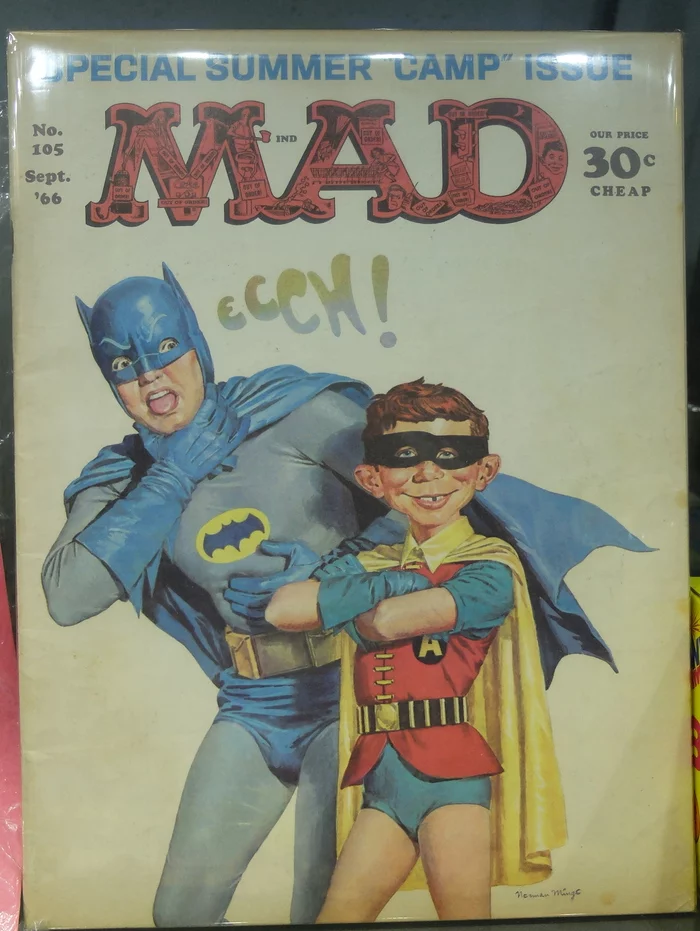 Old age comics - My, Superheroes, Comics, Batman, Dc comics, Marvel, Robin