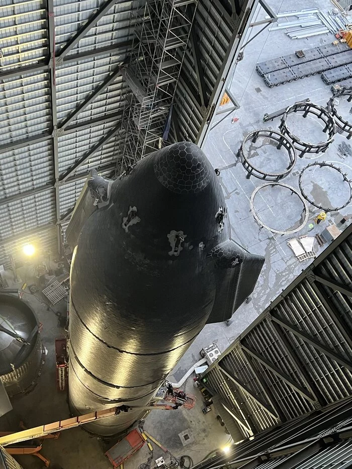 Elon Musk showed the giant Starship SN24 and Super Heavy Booster 7, which should go into orbit in July - Longpost, Starship, Spacex, Elon Musk