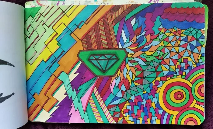 Markers 2 - My, Drawing, Art, Game art, Steven universe, Hollow knight, Marker, Alcohol markers, Yuri, cat, Dog, The Bears, Abstraction, Games, Animated series, Longpost