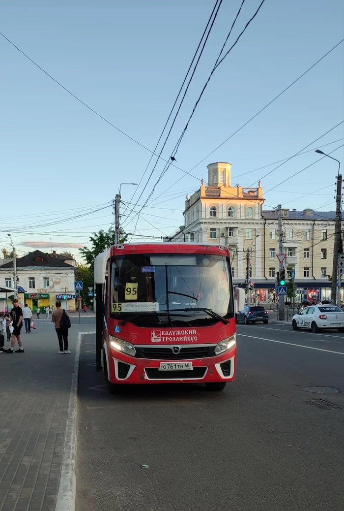 Суровый калужский троллейбус - Моё, Транспорт, Калуга