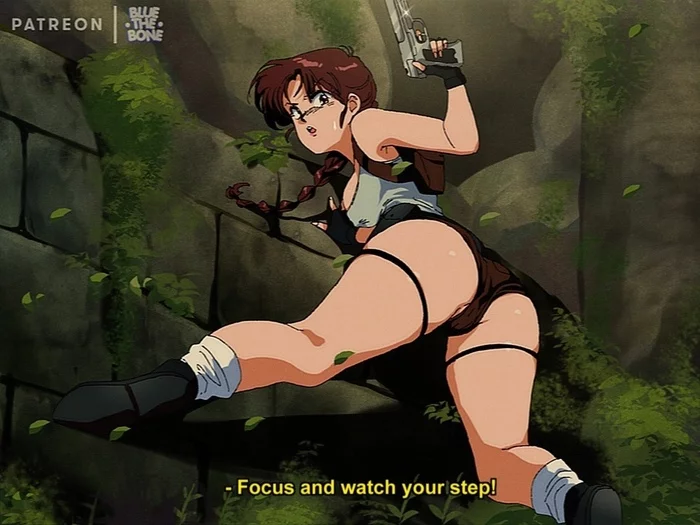 Tomb raider - NSFW, Erotic, Girls, Art, Tomb raider, Lara Croft, Rule 34, Game art