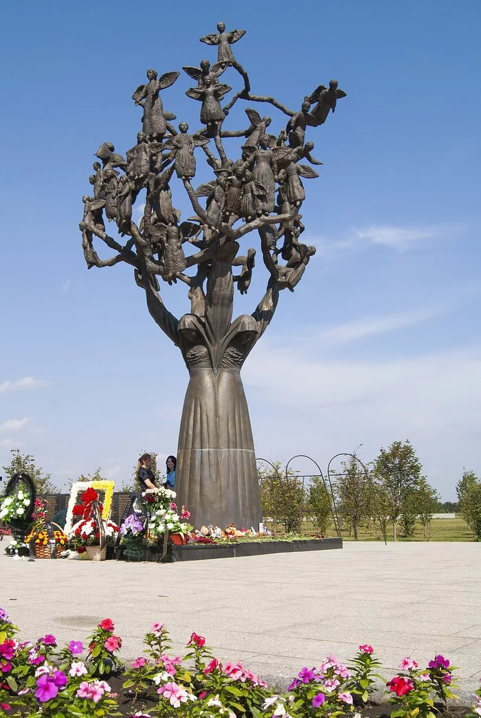 City of Beslan, North Ossetia. Memorial City of Angels - North Ossetia Alania, Memorial, Beslan, The photo