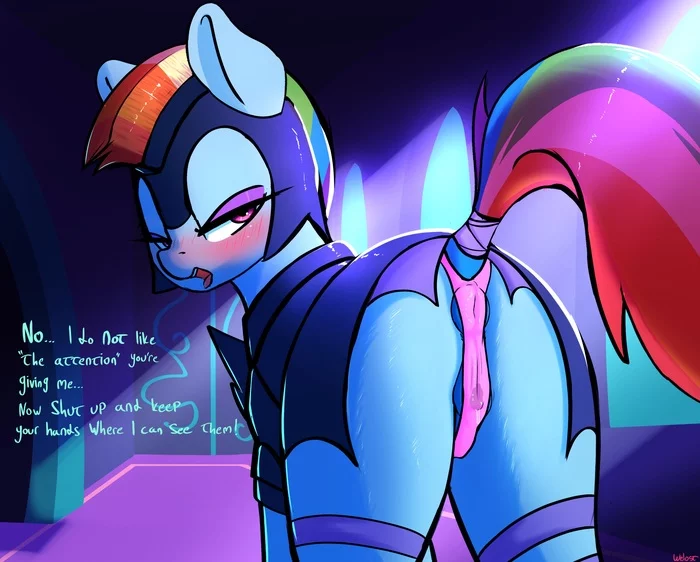 Смотреть можно - NSFW, My Little Pony, Rainbow Dash, PonyArt, Welost