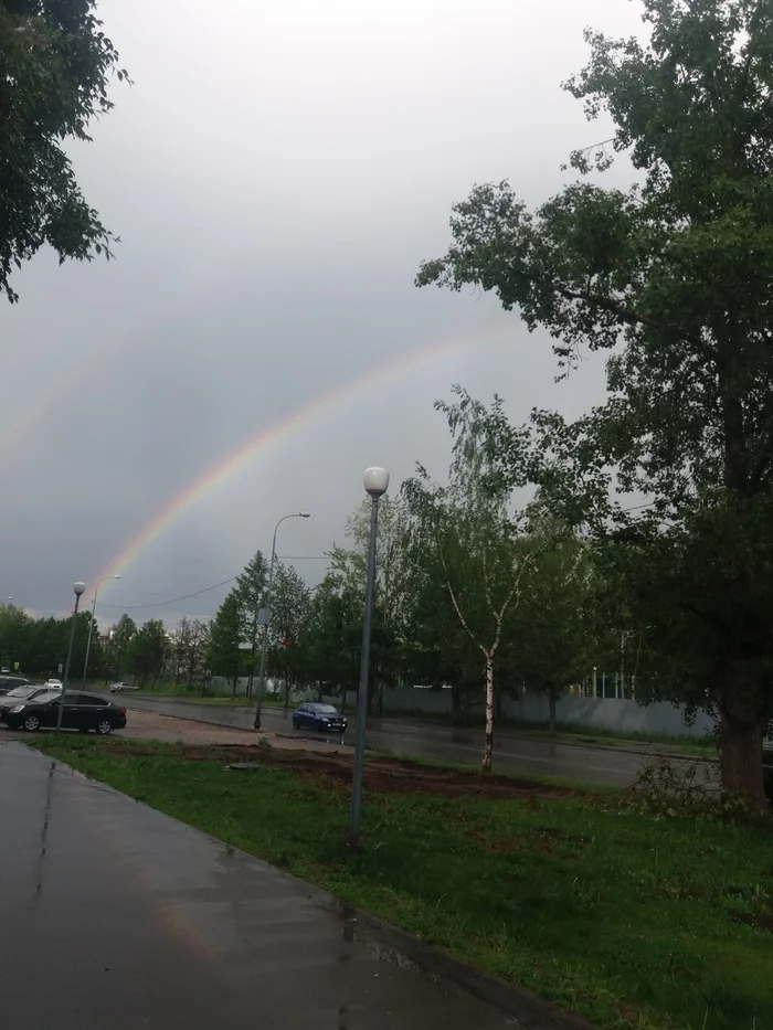 Permian. Rainbow - My, Double Rainbow, Permian, Longpost, Photo on sneaker, Rainbow, The photo