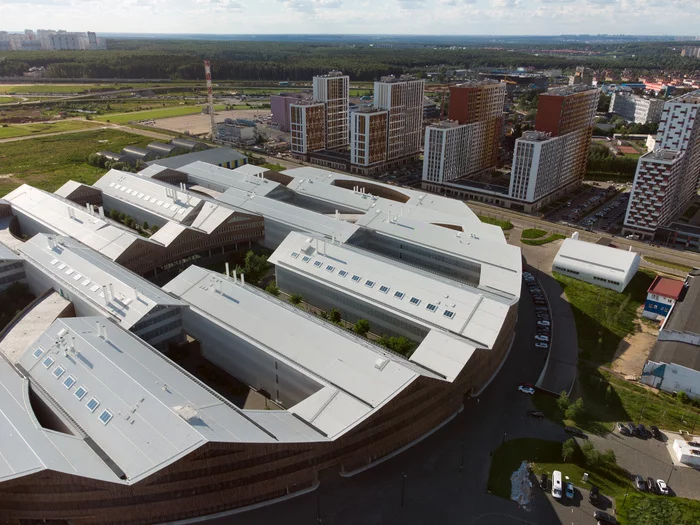 Skoltech, summer 2022 - My, Drone, The photo, Skoltech, Modern architecture, Longpost