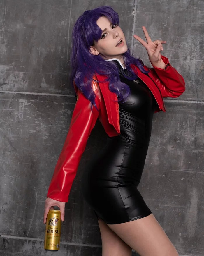 Alina Rin - Girls, The photo, Cosplay, Misato katsuragi, Evangelion, Anime